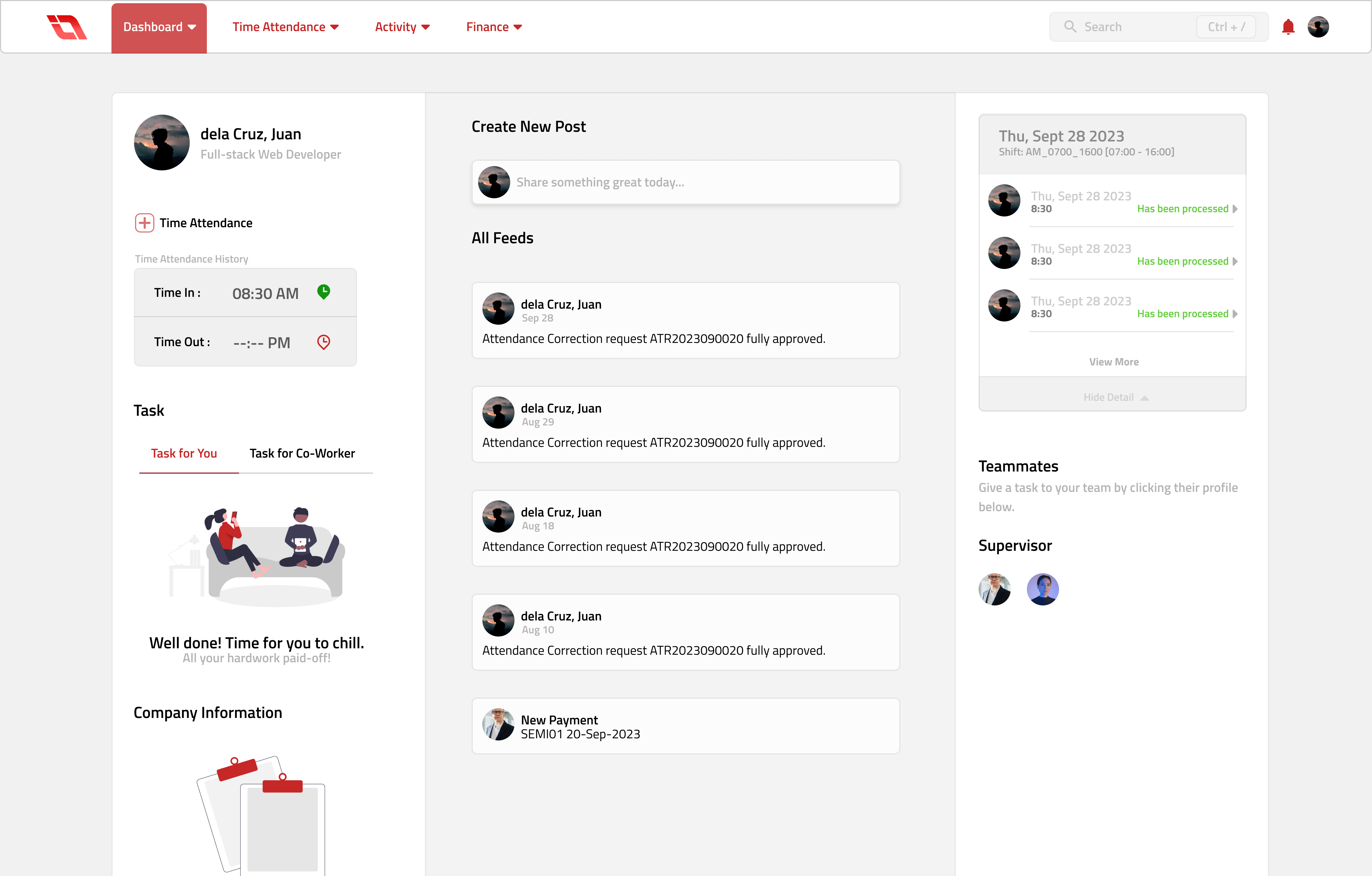 IntelliSeven Attendance System (Web & API)