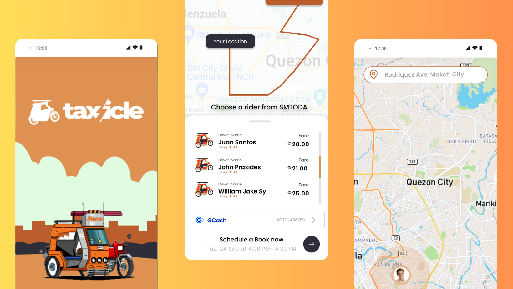 Taxicle (Customer-side)